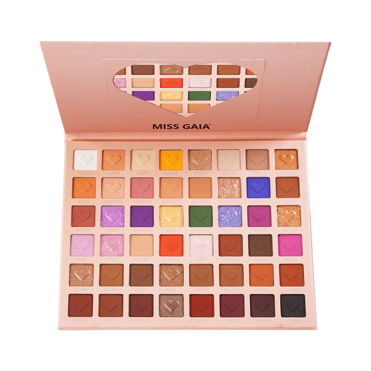 48 Color Highly Pigmented Eyeshadow Palette