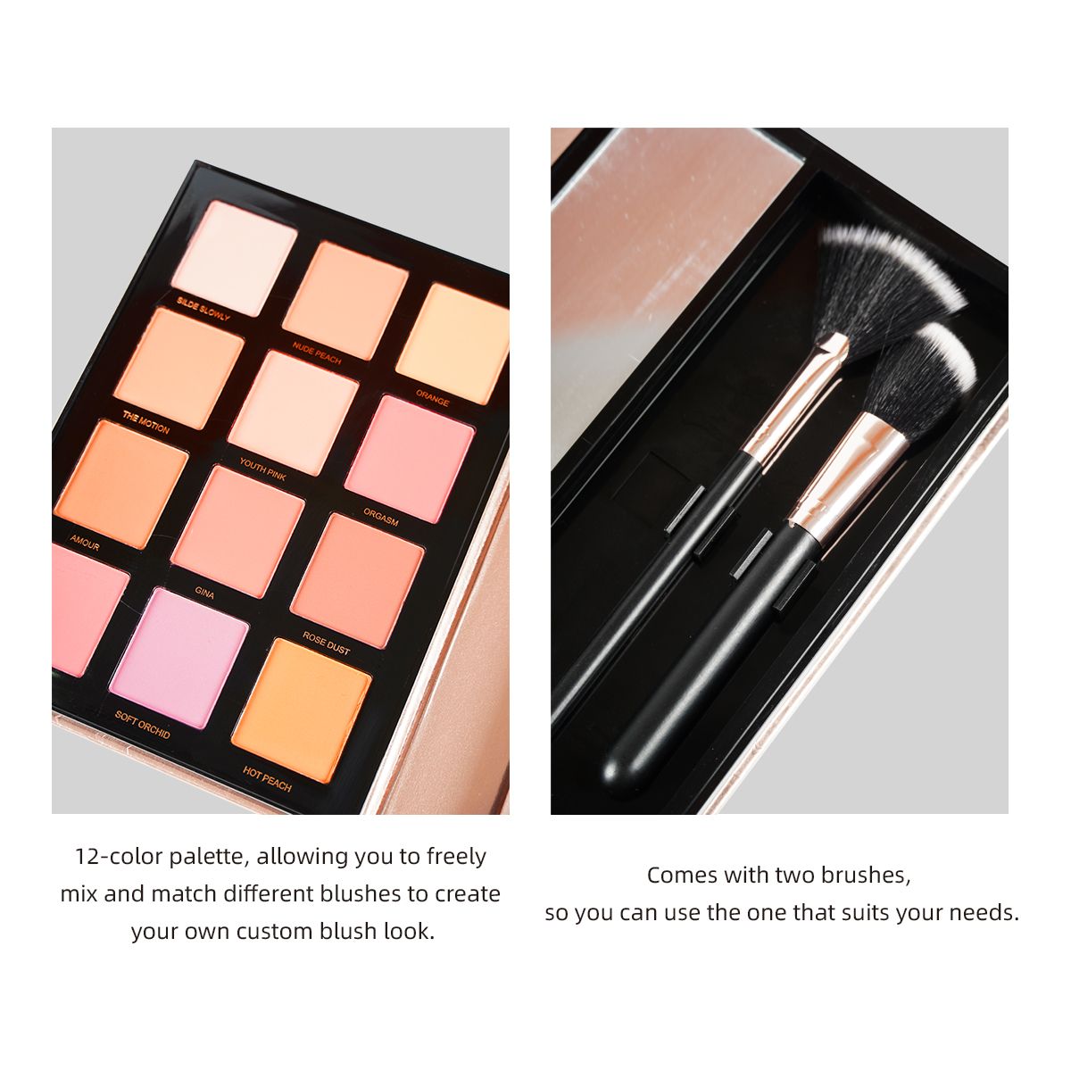 MISS GAIA 12-Color Blush Palette