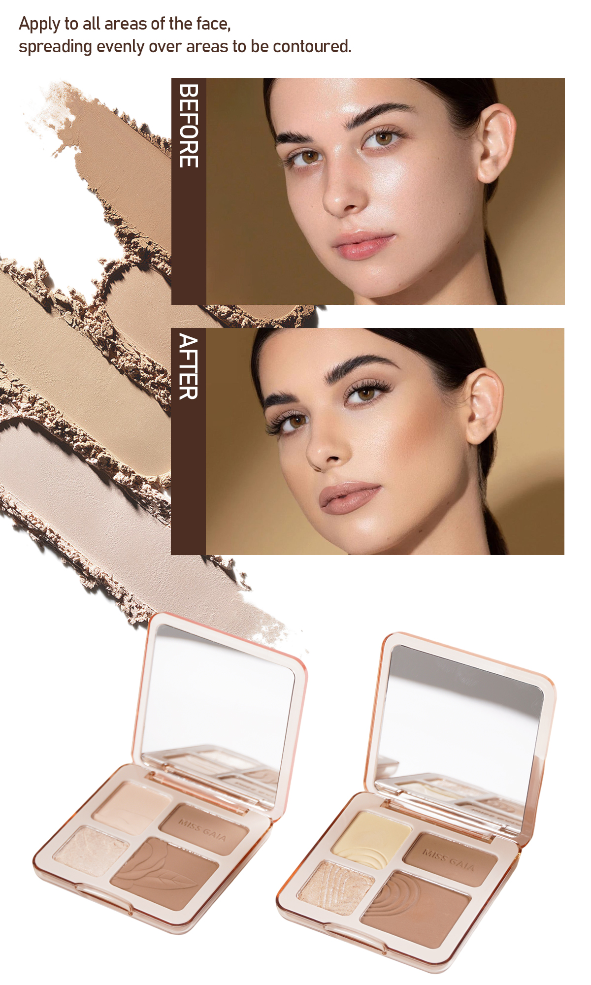 4 Color Facial Highlighter