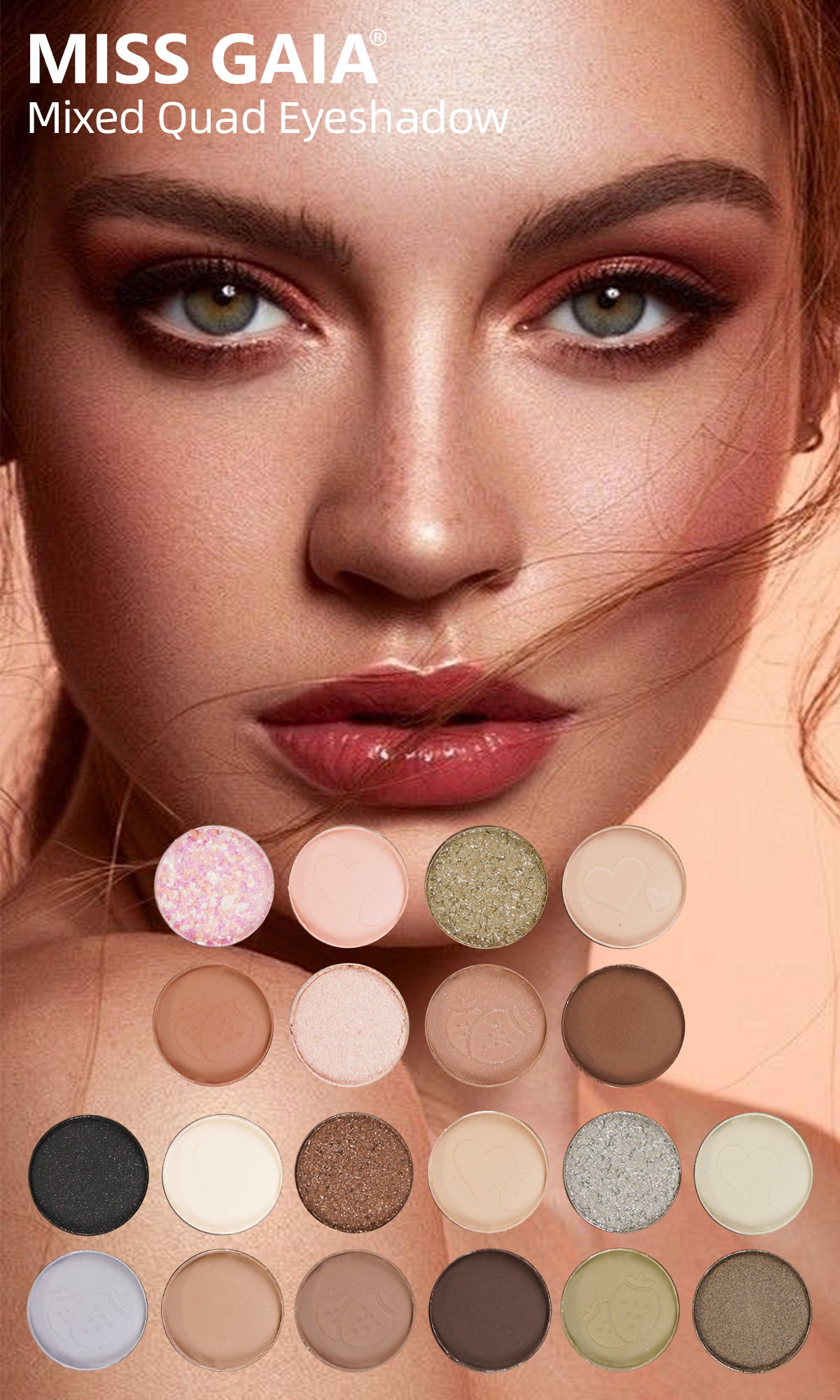 4-Color Mini Eyeshadow Palette