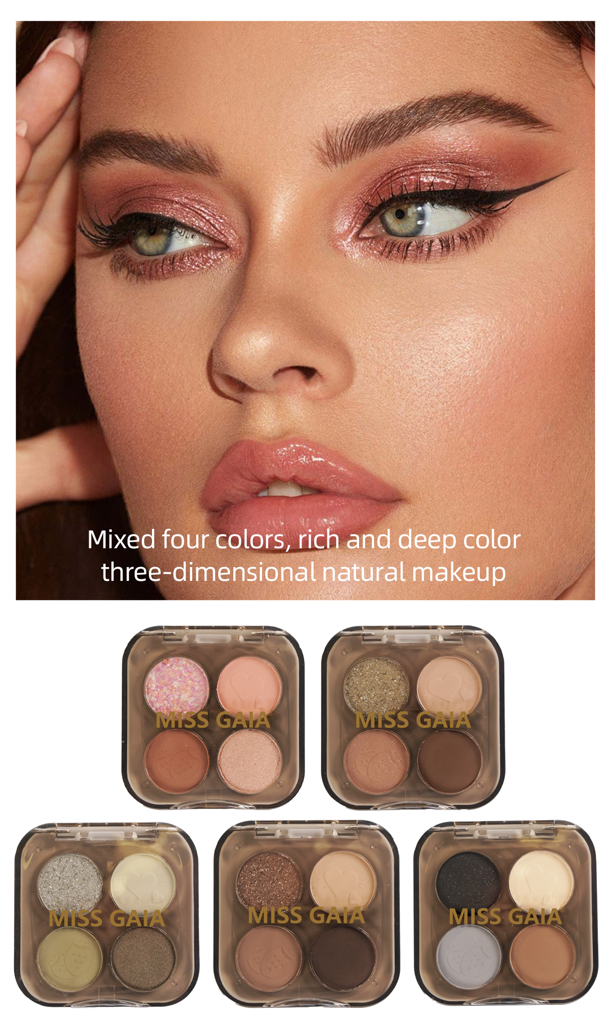 4-Color Mini Eyeshadow Palette