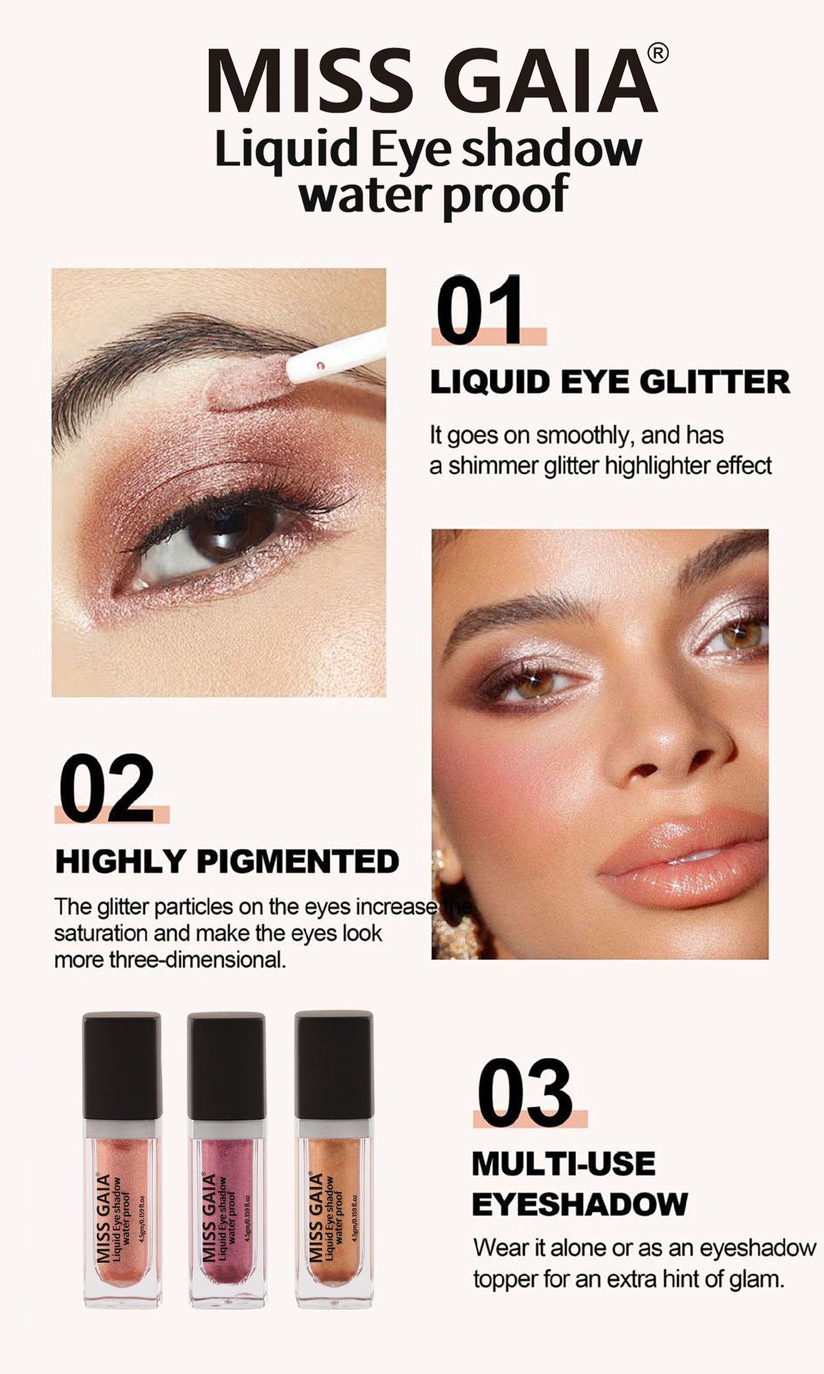 MISS GAIA Liquid Eye Shadow