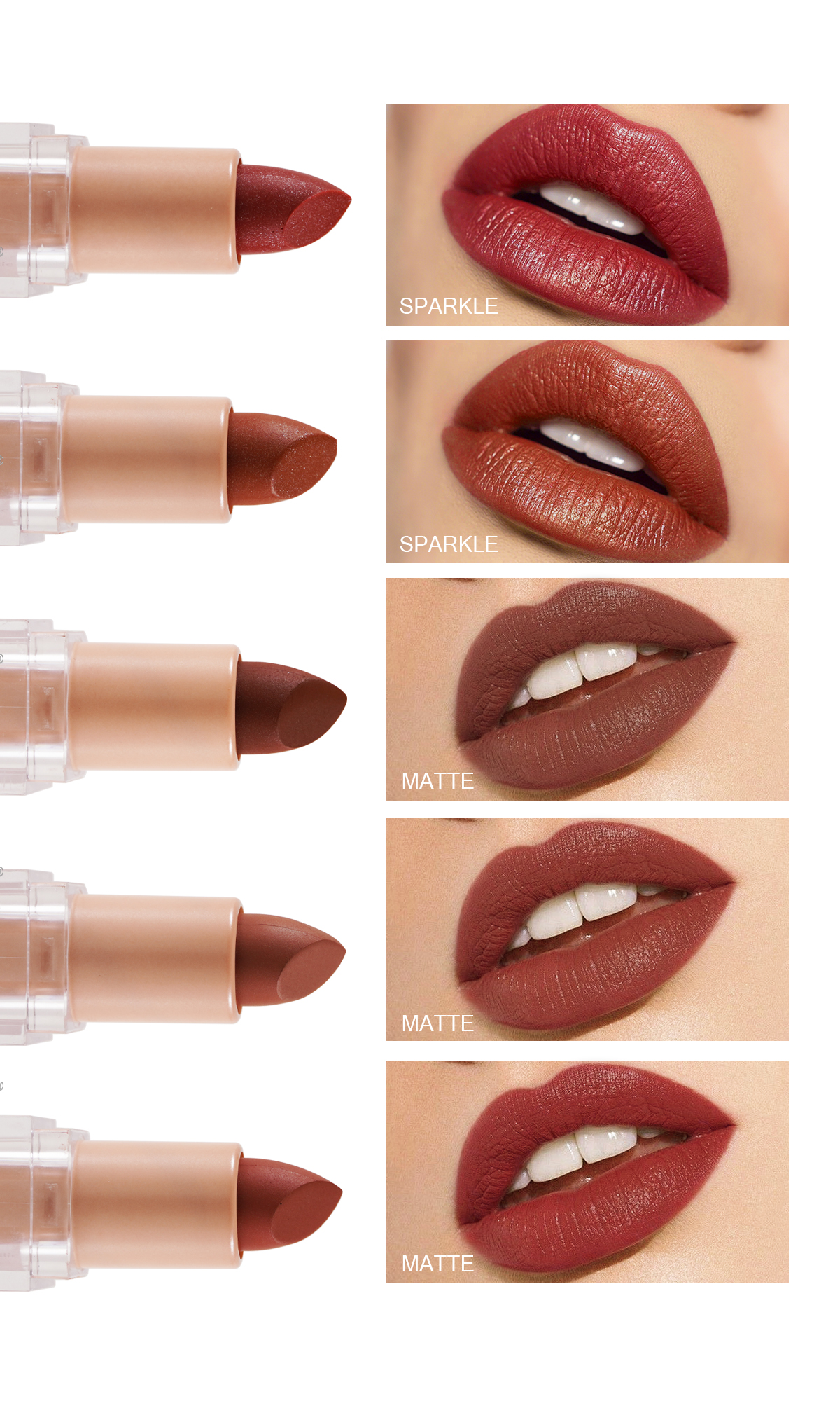Shimmer Matte Lipstick