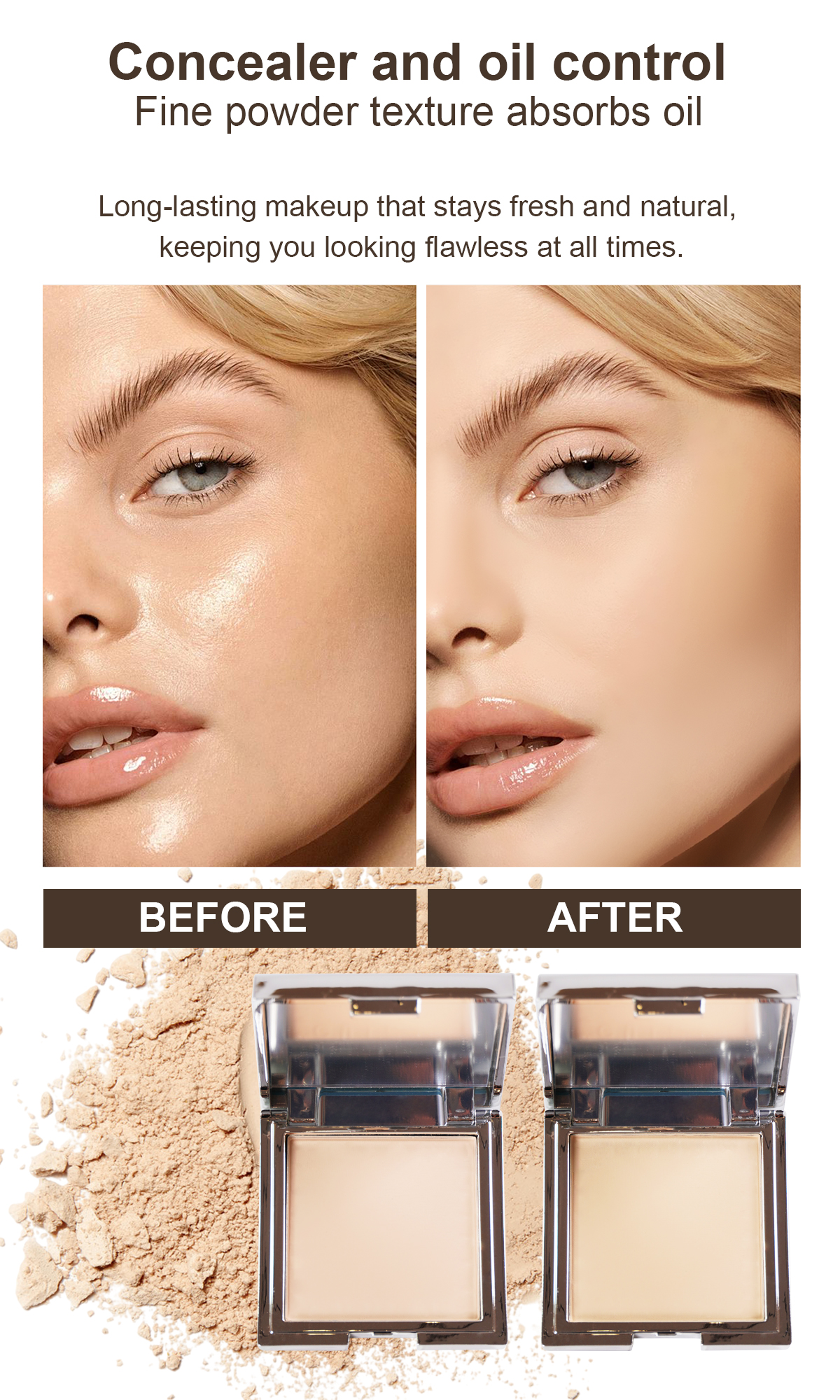 Pressed Powder Face Makeup