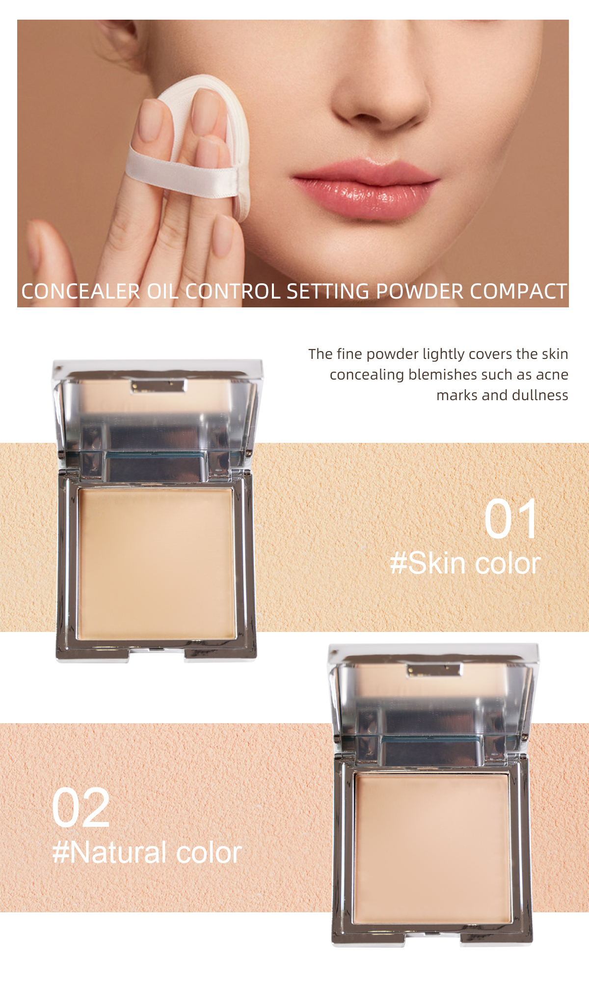 Pressed Powder Face Makeup