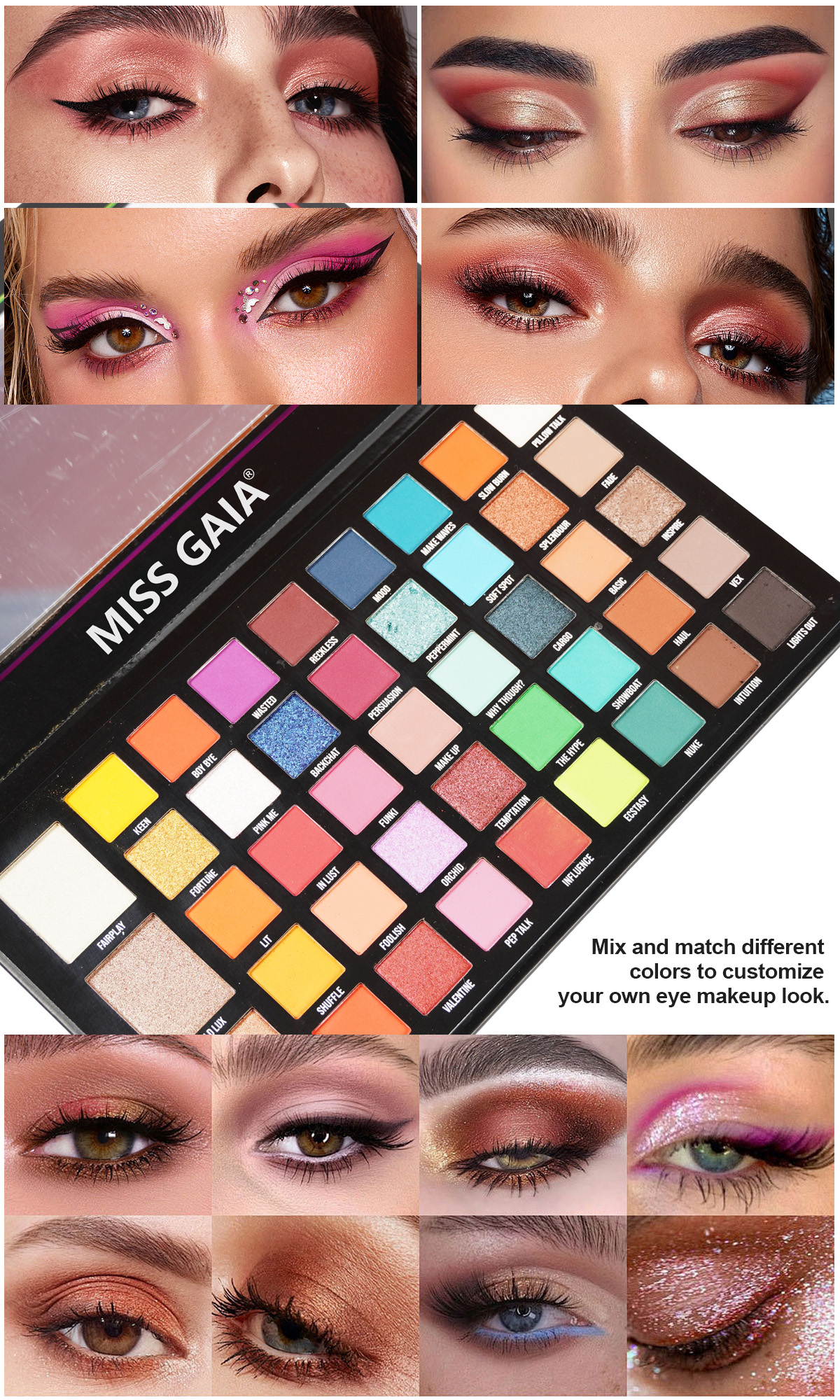 43 Colors Eyeshadow Palette