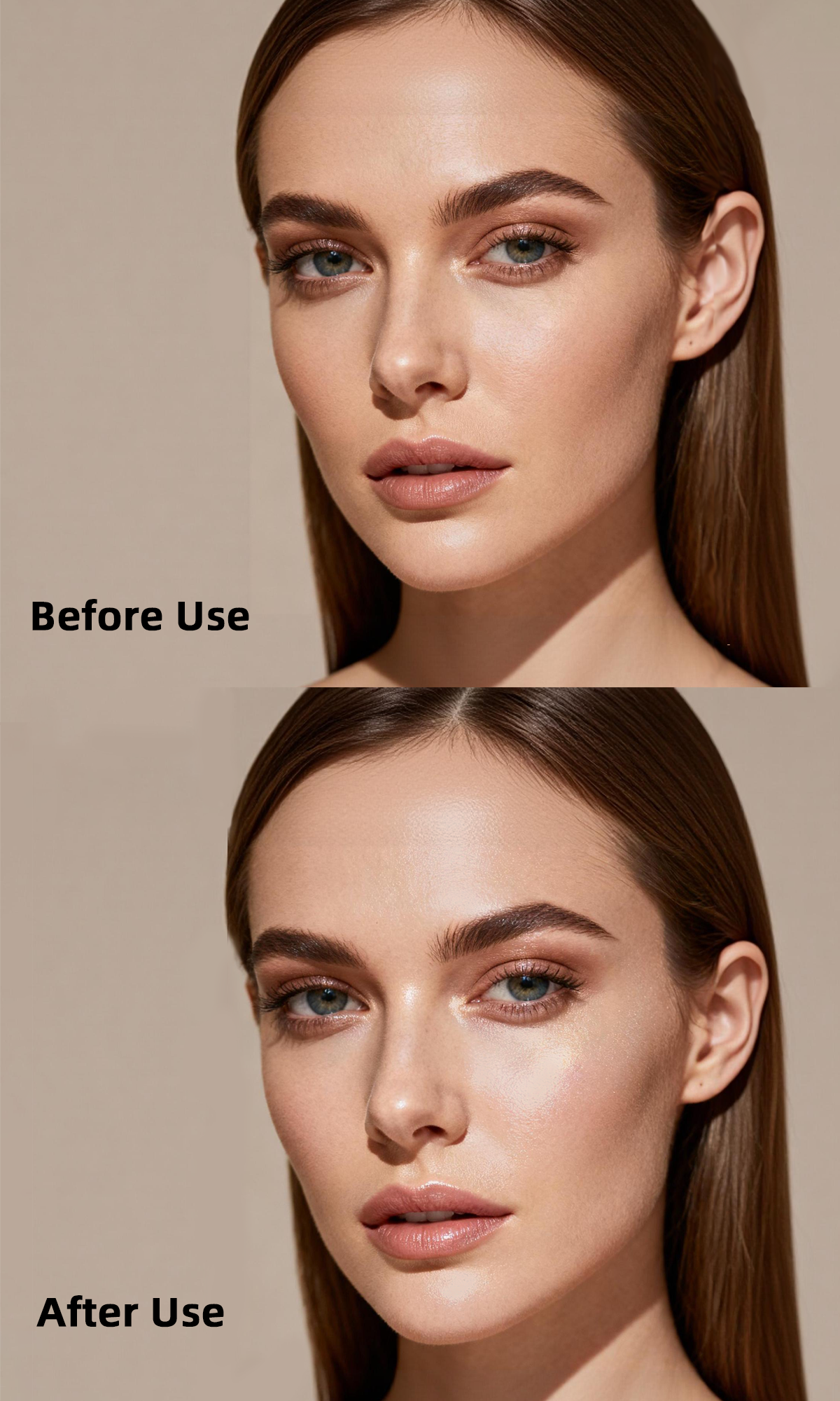 Private label Dual Purpose Highlighter and powder 2 in 1