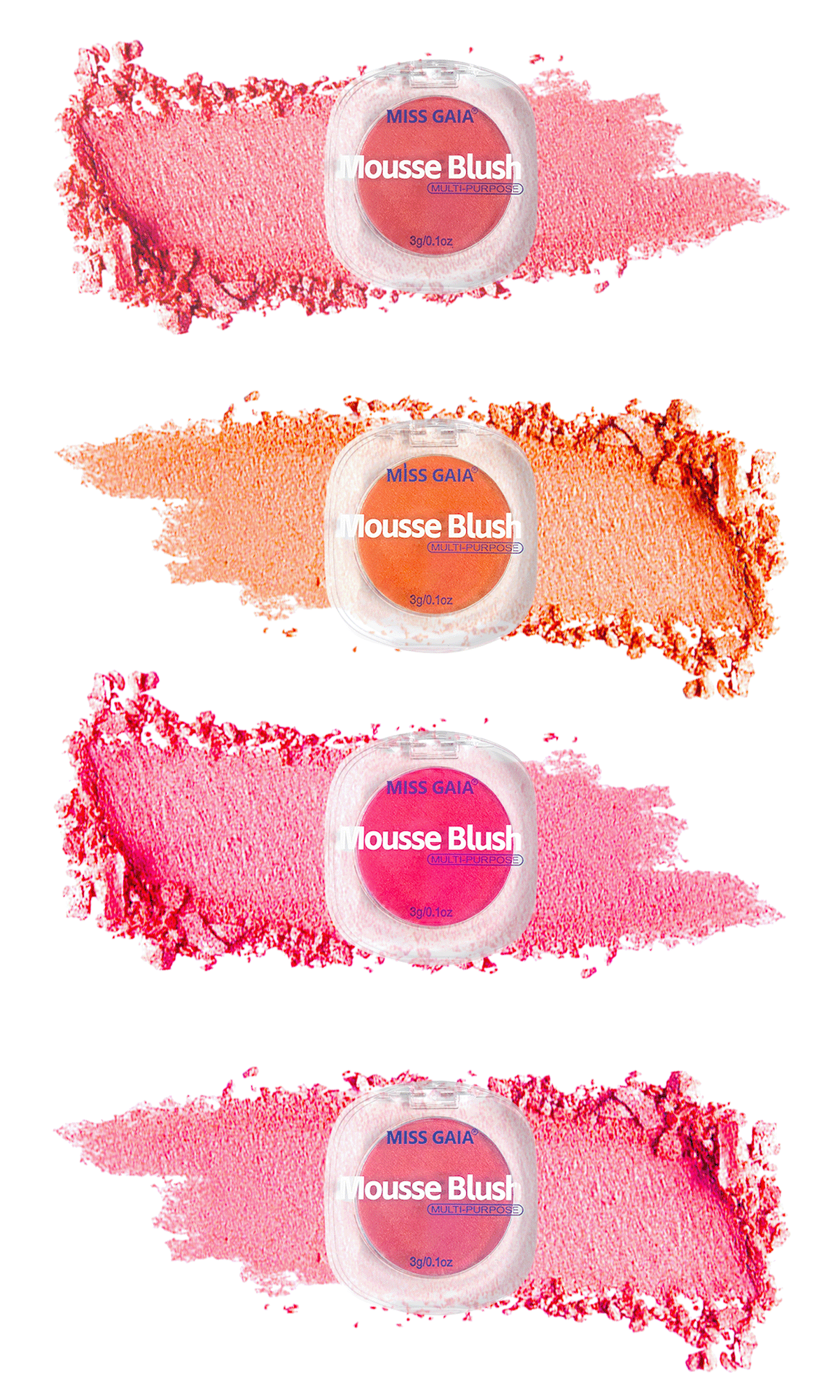 Vegan Soft-Focus Pressed Blush private label OEM
