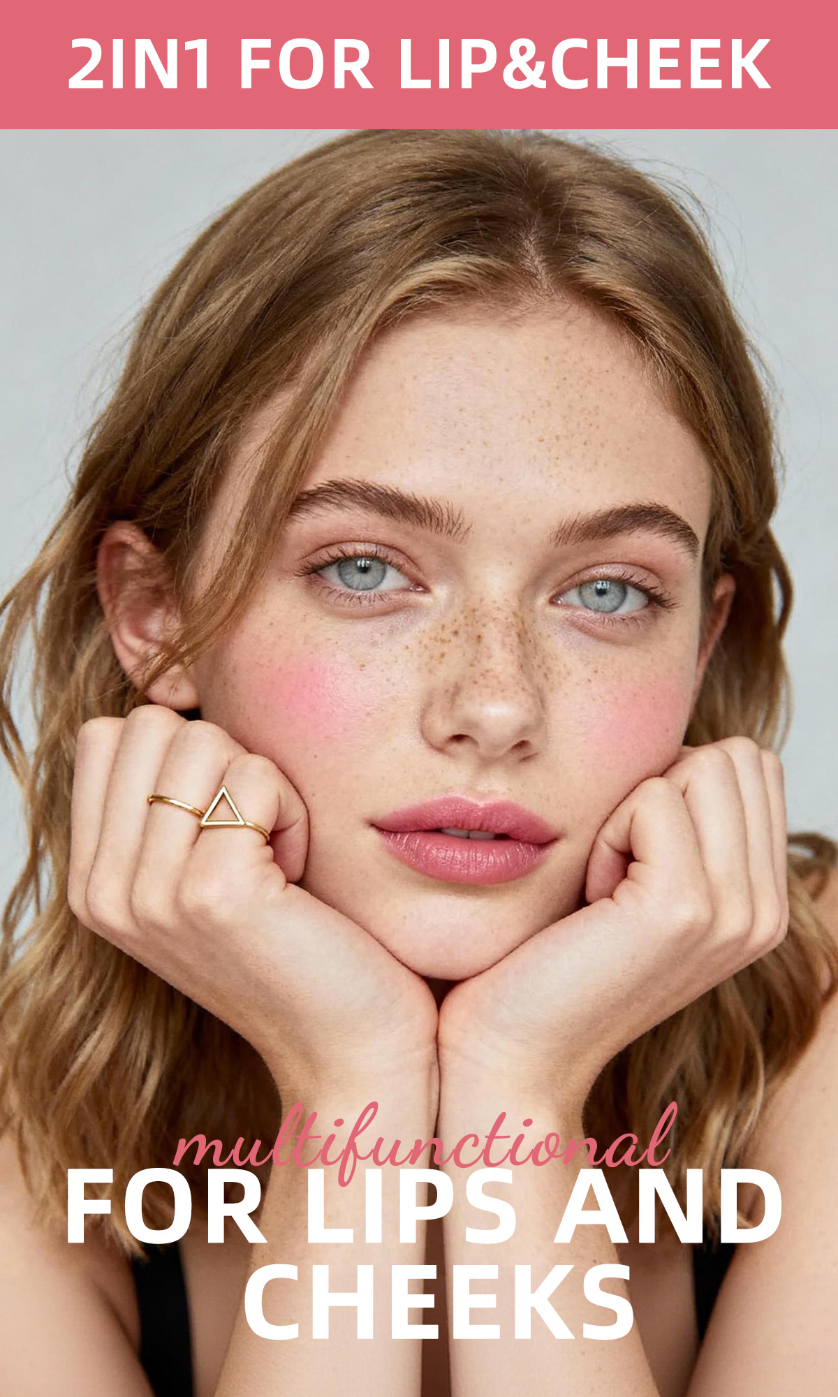 Private Label Water-proof Matte Blush And lipstick cream multi-use stick wholesale